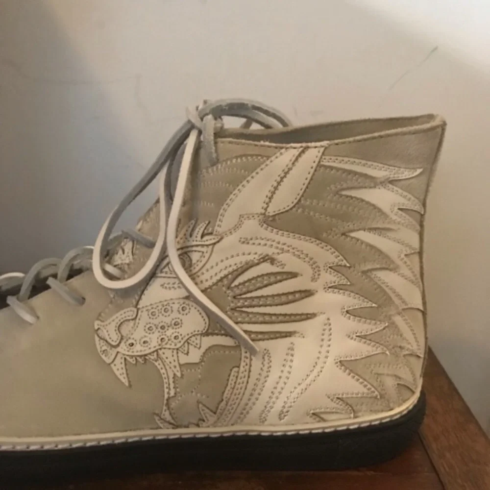 Frye Gates High Tiger Tattoo Fashion Sneaker